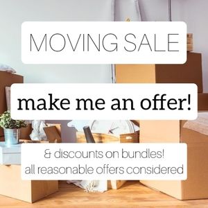 moving SALE! discounts on bundles, MAKE ME AN OFFER!